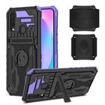 For vivo Y17 Armor Wristband Phone Case(Purple)