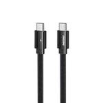 REMAX RC-196C Kerolla Series PD 100W USB-C / Type-C to USB-C / Type-C Fast Charging Data Cable, Cable Length: 1m(Black)