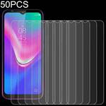 50 PCS 0.26mm 9H 2.5D Tempered Glass Film For Tecno Pop 3 Plus