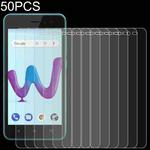 50 PCS 0.26mm 9H 2.5D Tempered Glass Film For Wiko Sunny3