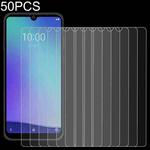 50 PCS 0.26mm 9H 2.5D Tempered Glass Film For ZTE Blade A5 2020