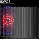 50 PCS 0.26mm 9H 2.5D Tempered Glass Film For ZTE nubia Red Magic 3s / 3