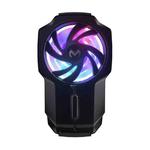MeMo FL05 Fan Mobile Phone Radiator with Colorful Lights(Black)