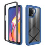 For OPPO A94 Starry Sky Solid Color Series Shockproof PC + TPU Phone Case(Royal Blue)