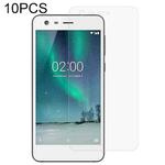 10 PCS 0.26mm 9H 2.5D Tempered Glass Film For Nokia 2