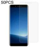 50 PCS 0.26mm 9H 2.5D Tempered Glass Film For Doogee X60L