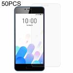 50 PCS 0.26mm 9H 2.5D Tempered Glass Film For Meizu Meilan A5