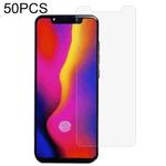 50 PCS 0.26mm 9H 2.5D Tempered Glass Film For Leagoo S10