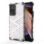 For Xiaomi Redmi Note 11 Pro 5G Shockproof Honeycomb PC + TPU Phone Case(White)