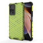 For Xiaomi Redmi Note 11 Pro 5G Shockproof Honeycomb PC + TPU Phone Case(Green)