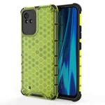 For OPPO Realme Narzo 50i Shockproof Honeycomb PC + TPU Phone Case(Green)
