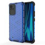 For OPPO Realme Narzo 50i Shockproof Honeycomb PC + TPU Phone Case(Blue)