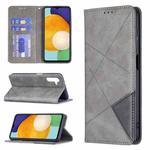 For Samsung Galaxy A13 5G Prismatic Invisible Magnetic Horizontal Flip Phone Leather Case with Holder & Card Slots & Photo Frame(Grey)