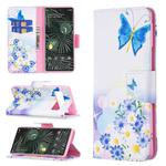 For Google Pixel 6 Pro Colored Drawing Pattern Horizontal Flip Phone Leather Case with Holder & Card Slots & Wallet(Butterfly Love)