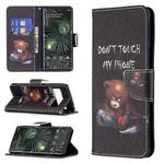 For Google Pixel 6 Pro Colored Drawing Pattern Horizontal Flip Phone Leather Case with Holder & Card Slots & Wallet(Bear)