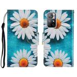 For Xiaomi Redmi Note 11 Global 3D Colored Drawing Horizontal Flip Leather Phone Case(Chrysanthemum)