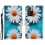 For Xiaomi Redmi Note 11 Pro 3D Colored Drawing Horizontal Flip Leather Phone Case(Chrysanthemum)