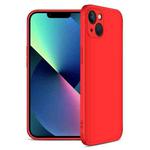 For iPhone 13 mini GKK Three Stage Splicing Full Coverage PC Phone Case (Red)