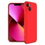 For iPhone 13 GKK Three Stage Splicing Full Coverage PC Phone Case(Red)