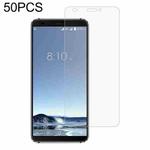 50 PCS 0.26mm 9H 2.5D Tempered Glass Film For Blackview S6