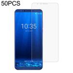 50 PCS 0.26mm 9H 2.5D Tempered Glass Film For Cubot X18