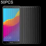 50 PCS 0.26mm 9H 2.5D Tempered Glass Film For Honor 7C Pro