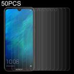 50 PCS 0.26mm 9H 2.5D Tempered Glass Film For Honor Play 8