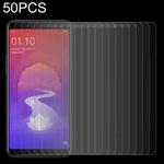50 PCS 0.26mm 9H 2.5D Tempered Glass Film For OPPO Realme 1