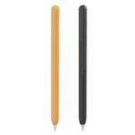 2 PCS / Set Stoyobe Silicone Protective Case Cover For Apple Pencil Pro / 2(Black+Orange)