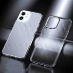 Ice Crystal Carbon Fiber Phone Case For iPhone 12 mini(Transparent)