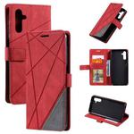 For Samsung Galaxy A13 5G Skin Feel Splicing Horizontal Flip Leather Phone Case(Red)