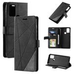 For Motorola Moto G Stylus 2021  Skin Feel Splicing Horizontal Flip Leather Phone Case(Black)