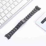 For Samsung Galaxy Watch4 40mm / 44mm Three-bead Small Waist Steel Strap Watch Band(Black)