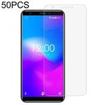 50 PCS 0.26mm 9H 2.5D Tempered Glass Film For Oukitel C11