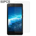 50 PCS 0.26mm 9H 2.5D Tempered Glass Film For Tecno S6