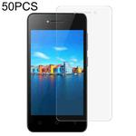 50 PCS 0.26mm 9H 2.5D Tempered Glass Film For Tecno W1