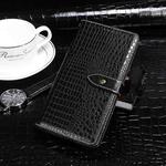 For Tecno Phantom X idewei Crocodile Texture Horizontal Flip Leather Case with Holder & Card Slots & Wallet(Black)