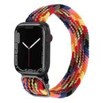 Nylon Braid Strap Watch Band For Apple Watch Ultra 49mm / Series 8&7 45mm / SE 2&6&SE&5&4 44mm / 3&2&1 42mm(32)