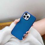 For iPhone 13 Pro Max Frosted PC + TPU Phone Case (Blue)