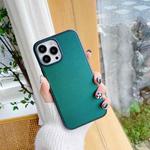 For iPhone 13 Frosted PC + TPU Phone Case(Green)