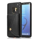 For Samsung Galaxy S9 Crossbody Wallet Card Bag Phone Case(Black)