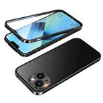 Buckle Installation Double-sided Protective Phone Case For iPhone 13(Black)