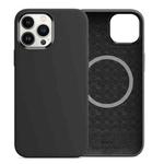 For iPhone 13 WiWU Magsafe Magnetic Silicone Phone Case(Midnight Black)