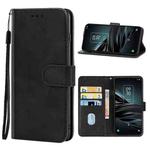 Leather Phone Case For TCL 20XE(Black)