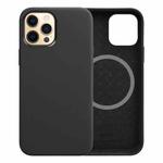 For iPhone 13 Pro Max WiWU PU Leather + Metal Magsafe Magnetic Phone Case (Black)