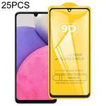 25 PCS 9D Full Glue Screen Tempered Glass Film For Samsung Galaxy A33 5G