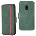 For Xiaomi Redmi 8A Retro Frosted Oil Side Horizontal Flip Case with Holder & Card Slots(Green)