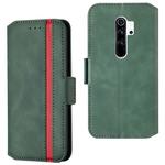 For Xiaomi Redmi Note 8 Pro Retro Frosted Oil Side Horizontal Flip Case with Holder & Card Slots(Green)