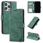 For iPhone 13 Pro Skin Feel Anti-theft Brush Horizontal Flip Leather Phone Case For iPhone13 Pro(Green)