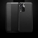 For Xiaomi Redmi Note 11 Pro Magnetic Side Window View Shockproof Horizontal Flip Leather Phone Case(Black)